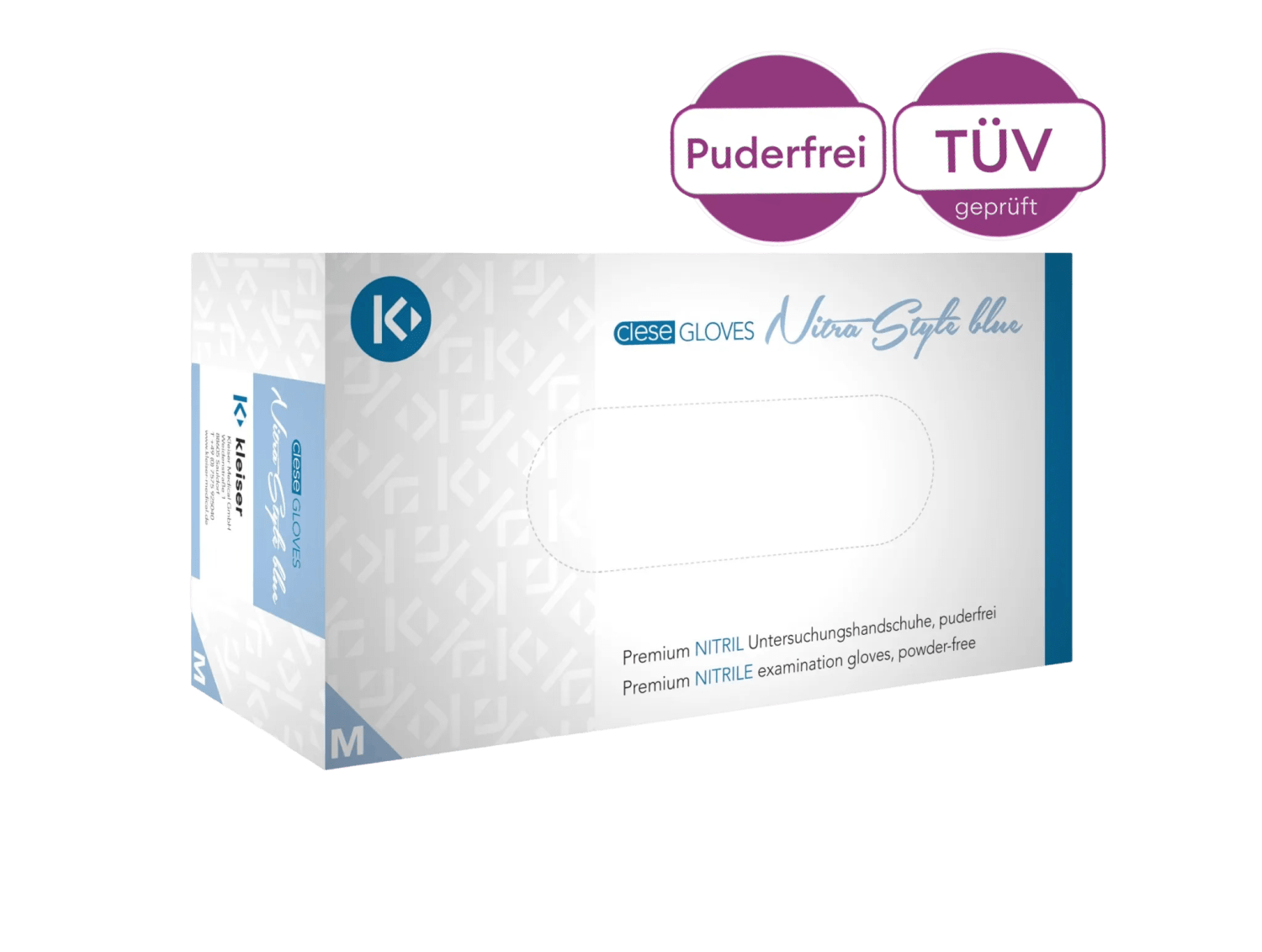 <p><strong>150 Stück pro Box, puderfrei</strong><br />Unsere cleseGLOVES NitraStyle blue Nitrilhandschuhe bieten robusten Schutz, hohe Reißfestigkeit und optimalen Tragekomfort für den täglichen Einsatz.</p>