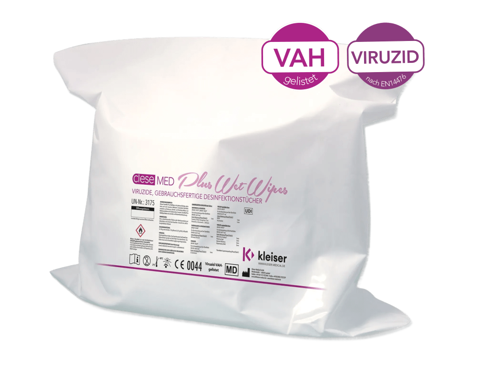 cleseMED Plus WetWipes 140 Blatt