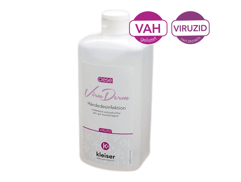 Clese ViruDerm Hände- und Hautdesinfektion 500 ml
