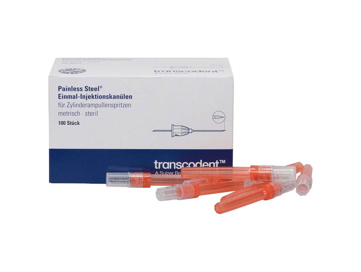 <p><strong>100 Stück pro Box,</strong><br /><strong>0.5x42 mm, rot</strong><br />Die Painless Steel Injektionskanülen G25 ermöglichen eine sanfte und präzise Injektion für maximalen Patientenkomfort.</p>