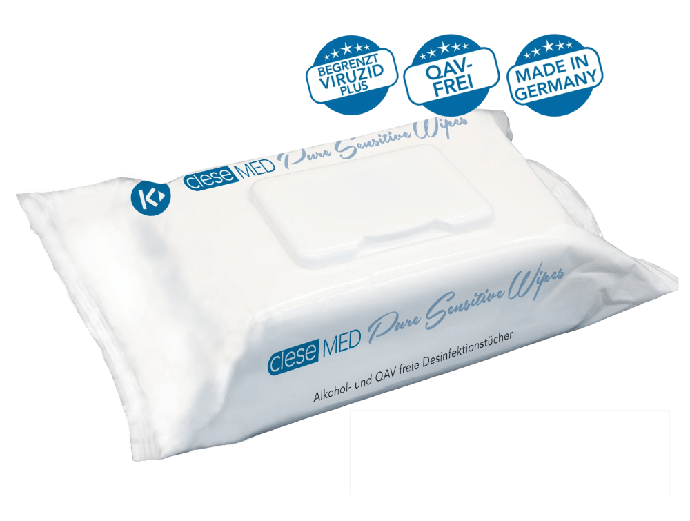 cleseMED Pure SensitiveWipes 80 Blatt